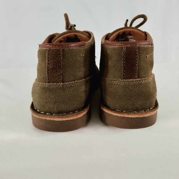 Kenneth Cole New York Real Deal Tan Suede Kids Chukka Boot Size 4.5 - Picture 3 of 8